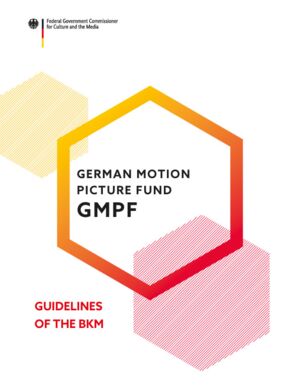 Titelseite German Motion Picture Fund (GMPF) – Guidelines of the BKM