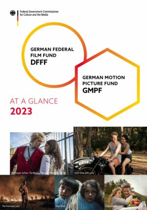 Cover German Federal Film Fund (DFFF) and German Motion Picture Fund GMPF at a glance – Facts & Figures 2023