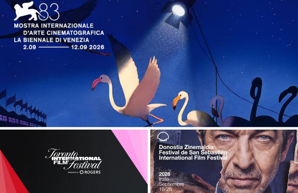 Festival-Artworks © Venice International Film Festival, Toronto International Film Festival, San Sebastián International Film Festival
